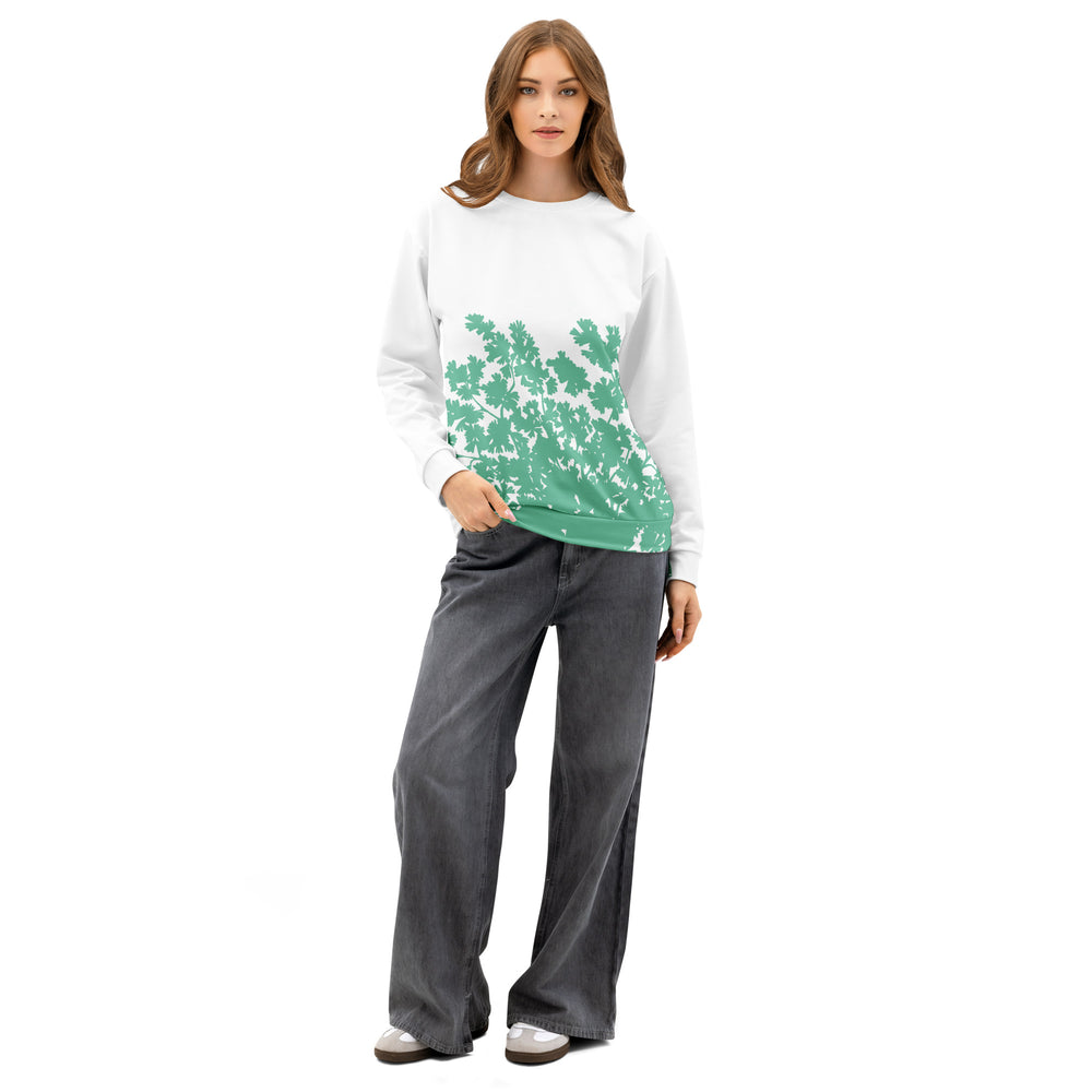 GREEN RELIGION · TRUE TREES · Memory Silhouette · “Bird Lover” · Unisex Cotton Sweatshirt