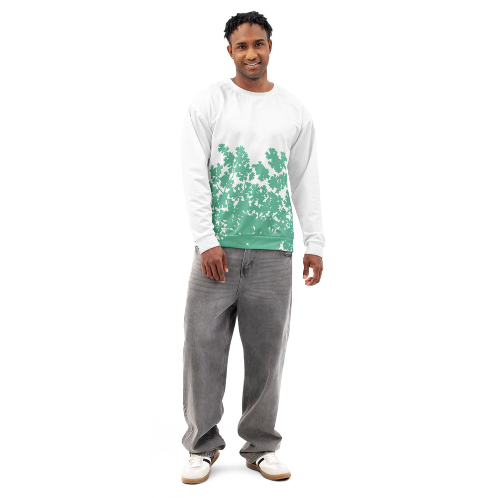 GREEN RELIGION · TRUE TREES · Memory Silhouette · “Bird Lover” · Unisex Cotton Sweatshirt