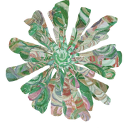 GREEN RELIGION · CUT FLOWERS · “Forest Floor” · All-Over Print Basic Pillow