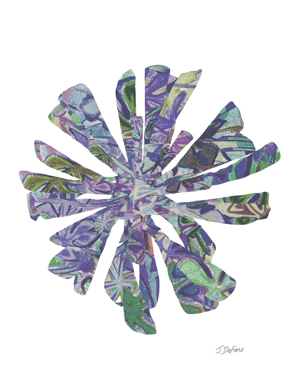 GREEN RELIGION · CUT FLOWERS · “Plum Beach” · All-Over Print Basic Pillow