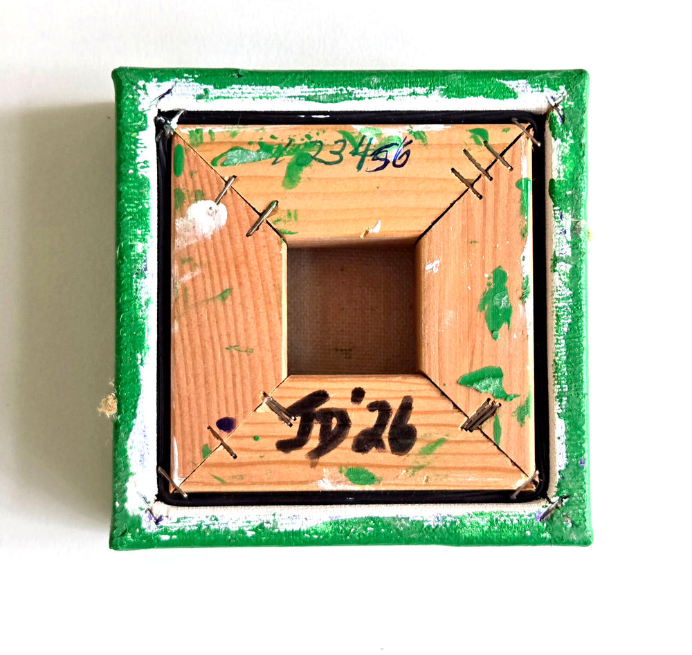 The Green Painting | Original Painting by John DeFaro