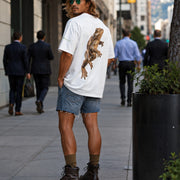 GREEN RELIGION · Spoken Leaf · Leap Frog · Heavyweight Oversized Tee