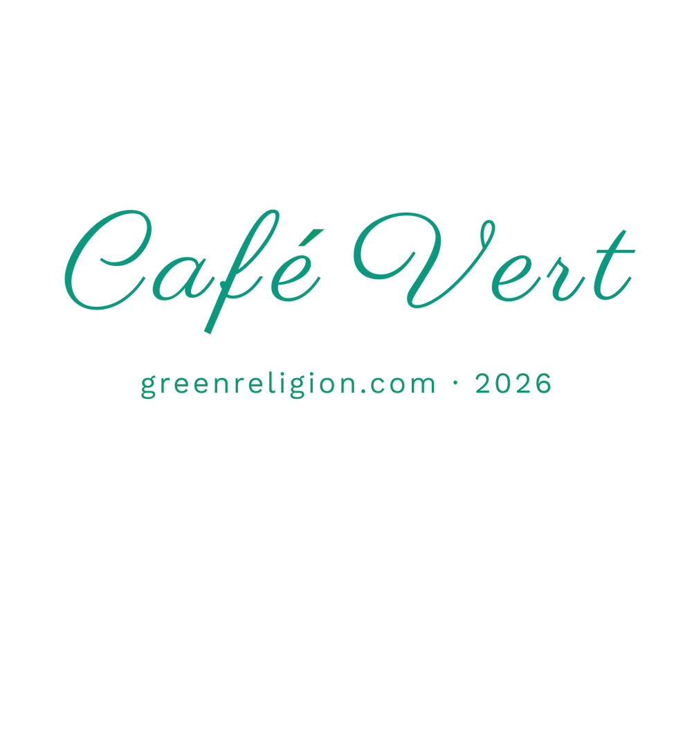 GREEN RELIGION · SPOKEN LEAF · Café Vert · Unisex Cotton Long Sleeve Tee