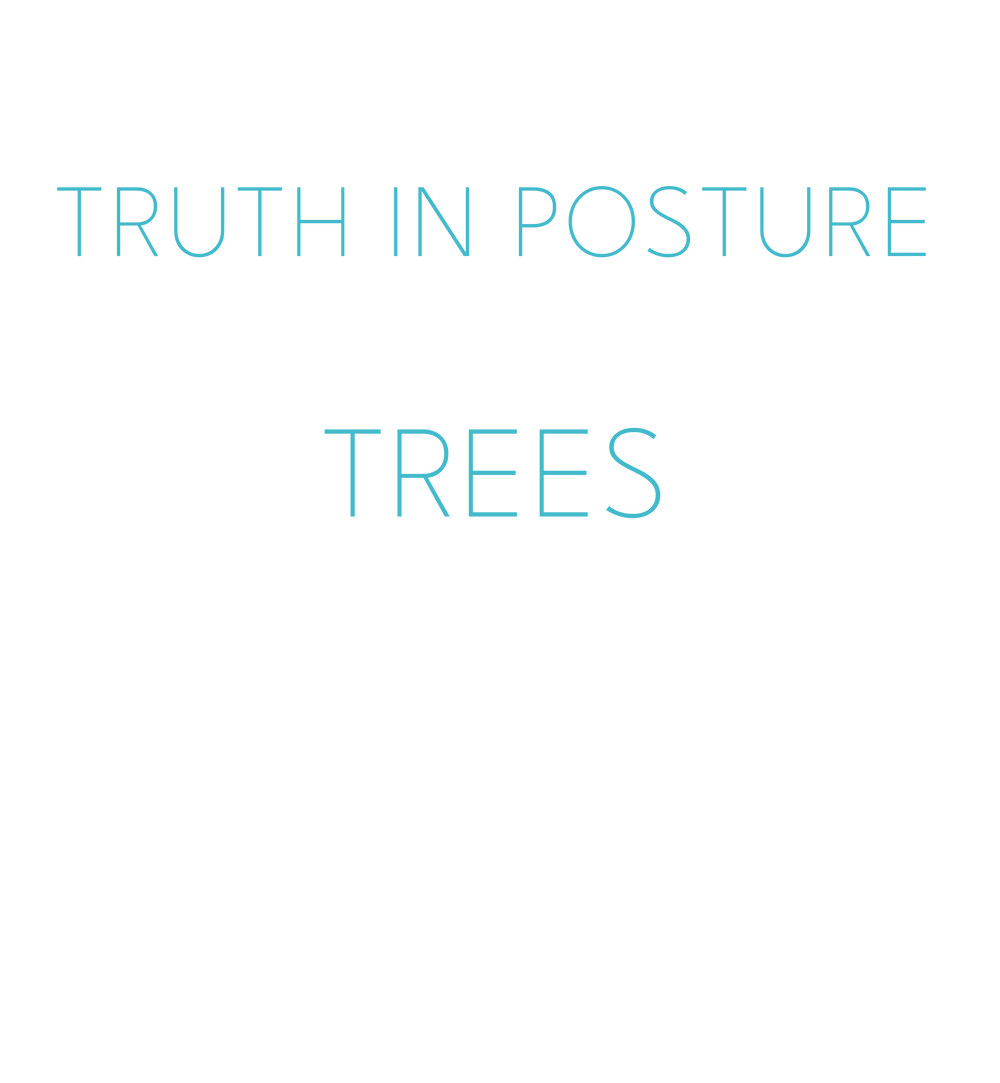 GREEN RELIGION · SPOKEN LEAF · “TRUTH IN POSTURE · TREES” · Unisex Organic T-Shirt