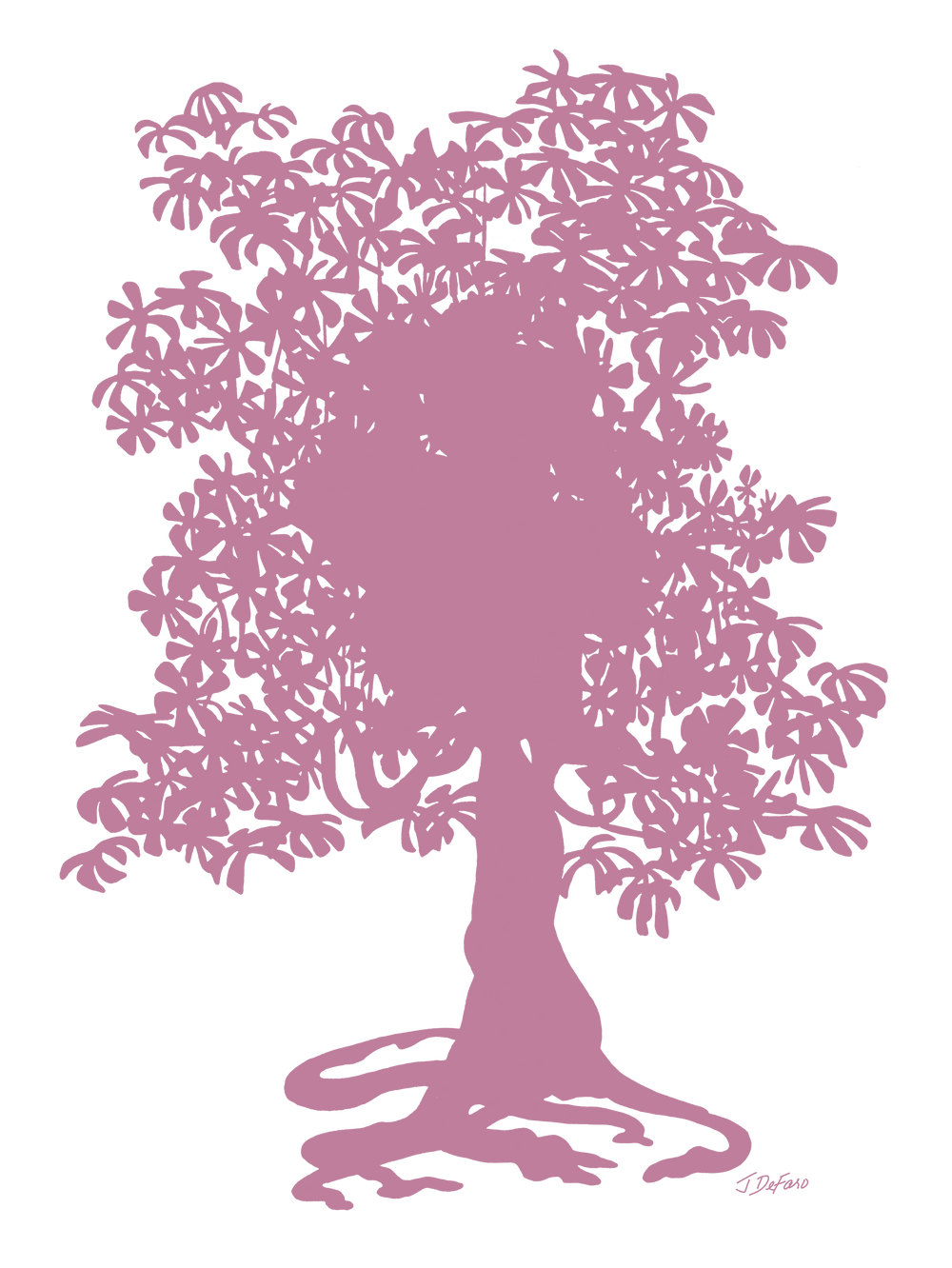 GREEN RELIGION · TRUE TREES · Memory Silhouette · “Promise Bloomer” · Unisex Cotton Sweatshirt
