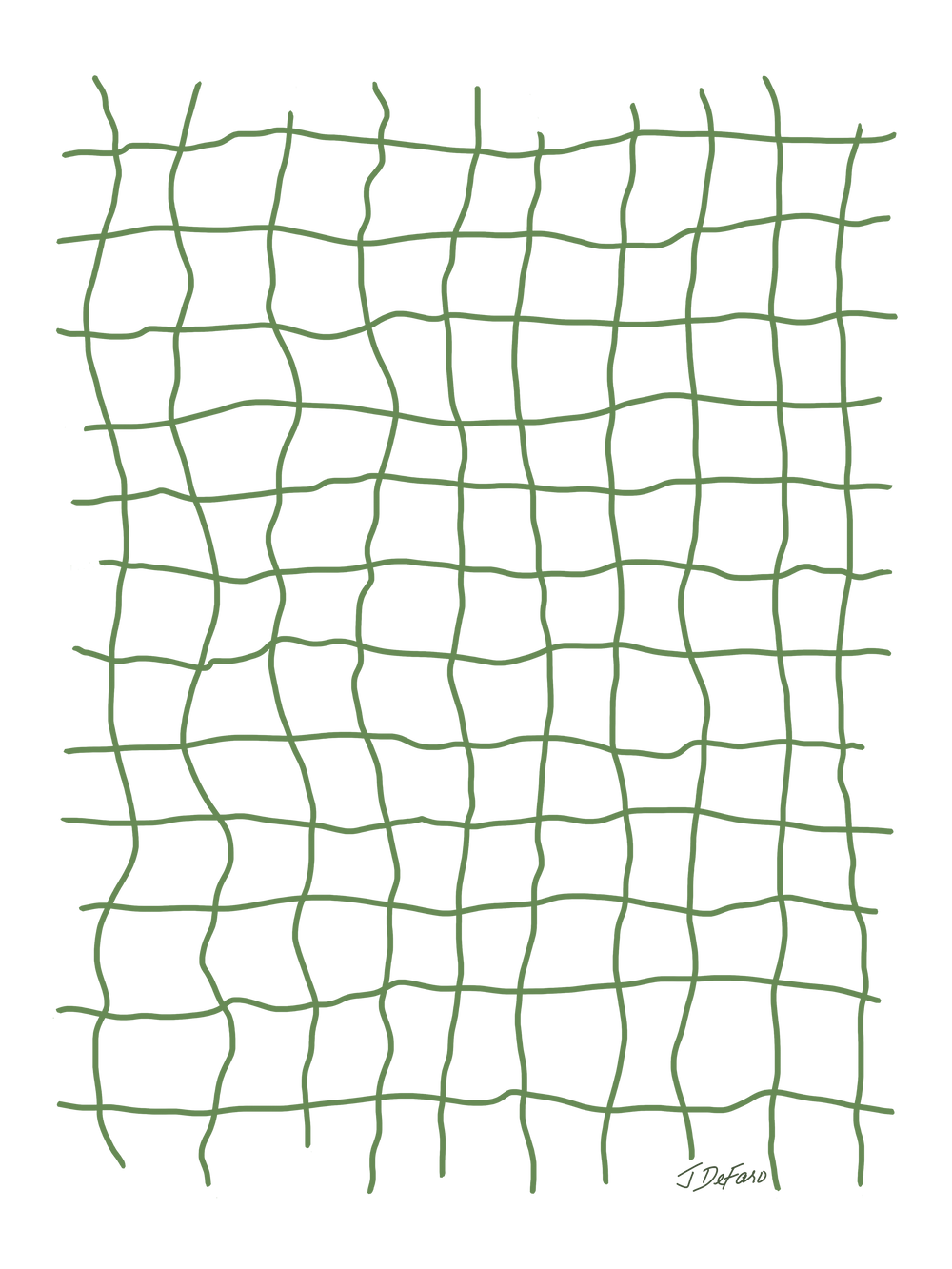 GREEN RELIGION · FREE PLAY LEAVES · “Earth Net Olive” · Unisex staple eco t-shirt
