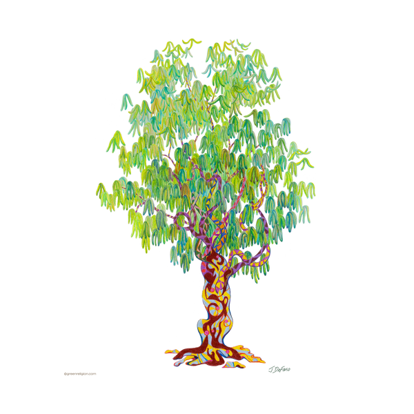 TRUE TREES: Falling Light | Canvas Art Edition by John DeFaro