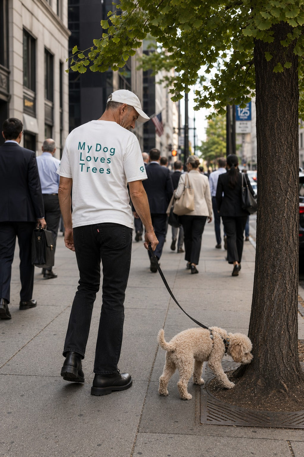 Green Religion • My Dog Loves Trees • Unisex Cotton Tee