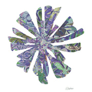 GREEN RELIGION · CUT FLOWERS · “Plum Beach” · Shower Curtain