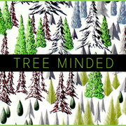 GREEN RELIGION · SPOKEN LEAF · “TREE MINDED” · 11 oz Black Glossy Mug · 2026 Print Edition