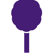 GREEN RELIGION · Origin G · “Tree One” · Purple · Oversized Organic T-Shirt