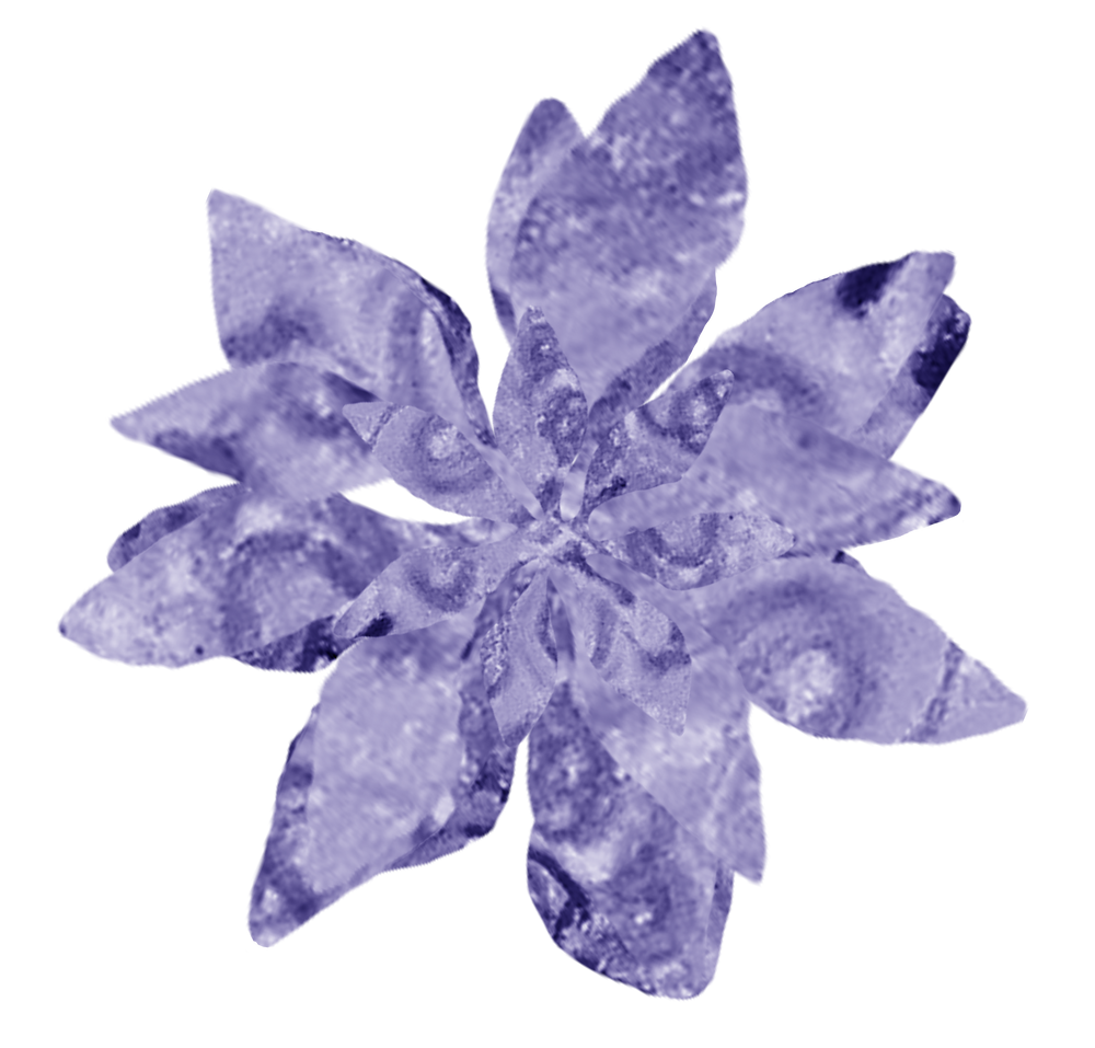 GREEN RELIGION · CUT FLOWERS · “Purple Night Blue” · Women’s Micro-Rib Tank Top
