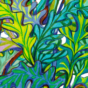 GREEN RELIGION · TRUE TREES · “Leaves Alive” · 2026 Print Edition · White Glossy Mug
