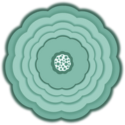 GREEN RELIGION · UNBOUNDED BLOOM · “Pastel Teal” · Women’s Relaxed T-Shirt