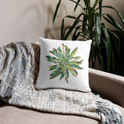 GREEN RELIGION · CUT FLOWERS · “Lake Shore” · All-Over Print Basic Pillow