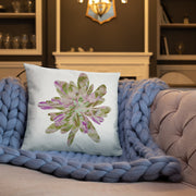GREEN RELIGION · CUT FLOWERS · “Shade Path” · All-Over Print Basic Pillow
