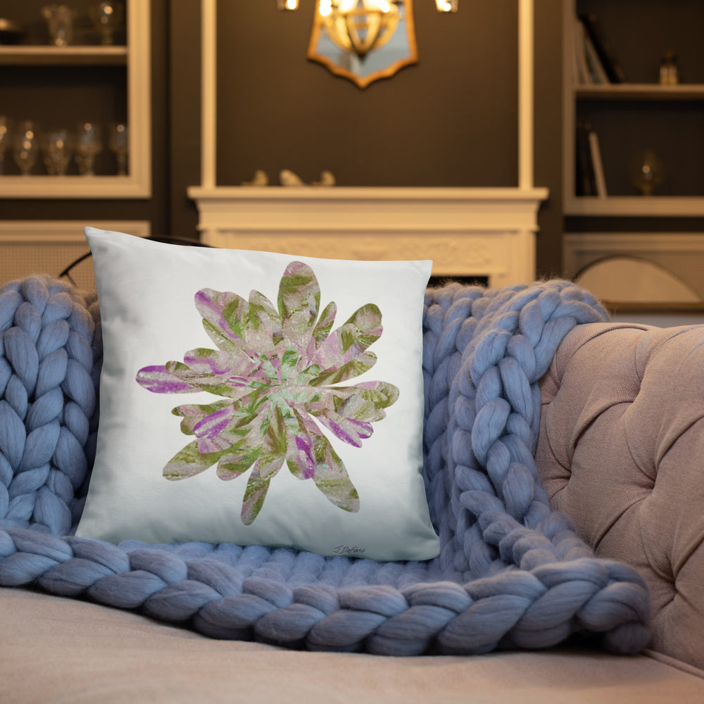 GREEN RELIGION · CUT FLOWERS · “Shade Path” · All-Over Print Basic Pillow