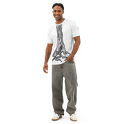 GREEN RELIGION · TRUE TREES · ROOT FLARE · Leaves Alive Charcoal · Men’s Cotton T-Shirt