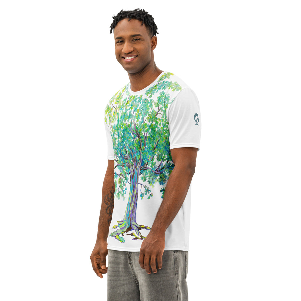 GREEN RELIGION · TRUE TREES · “Bird Lover” · Men’s T-Shirt