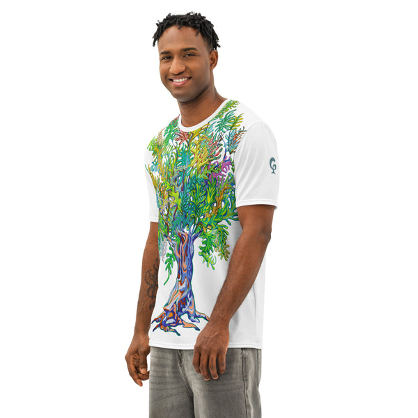 GREEN RELIGION · TRUE TREES · “Leaves Alive” · Men’s T-Shirt