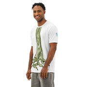 RELIGIÓN VERDE · ÁRBOLES VERDADEROS · RAÍCES LLAMATIVAS · “Hojas Vivas” · Camiseta de Algodón para Hombre