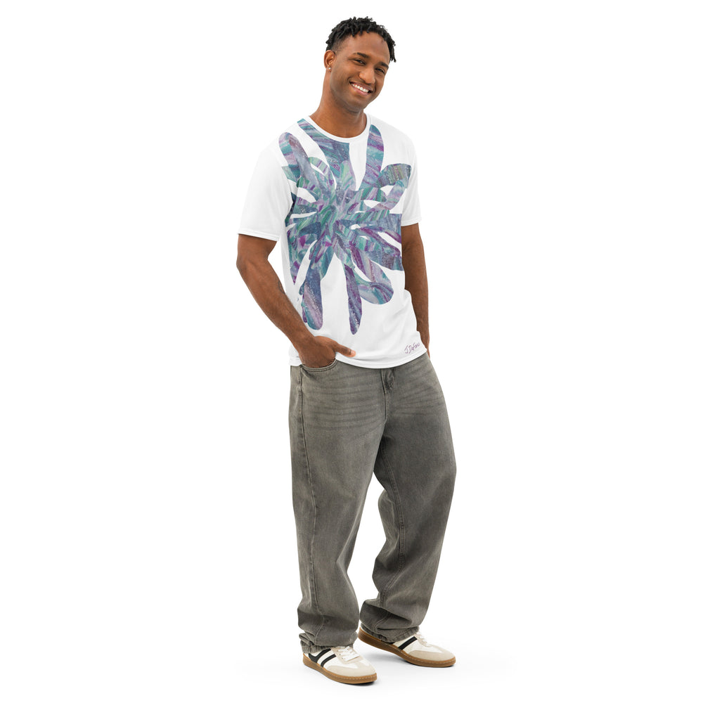 GREEN RELIGION · CUT FLOWERS · “Low Green” · Men’s T-Shirt