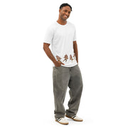 GREEN RELIGION · FREE PLAY LEAVES · “Terra Groove Four” · Men’s Cotton Crew Neck T-Shirt rt