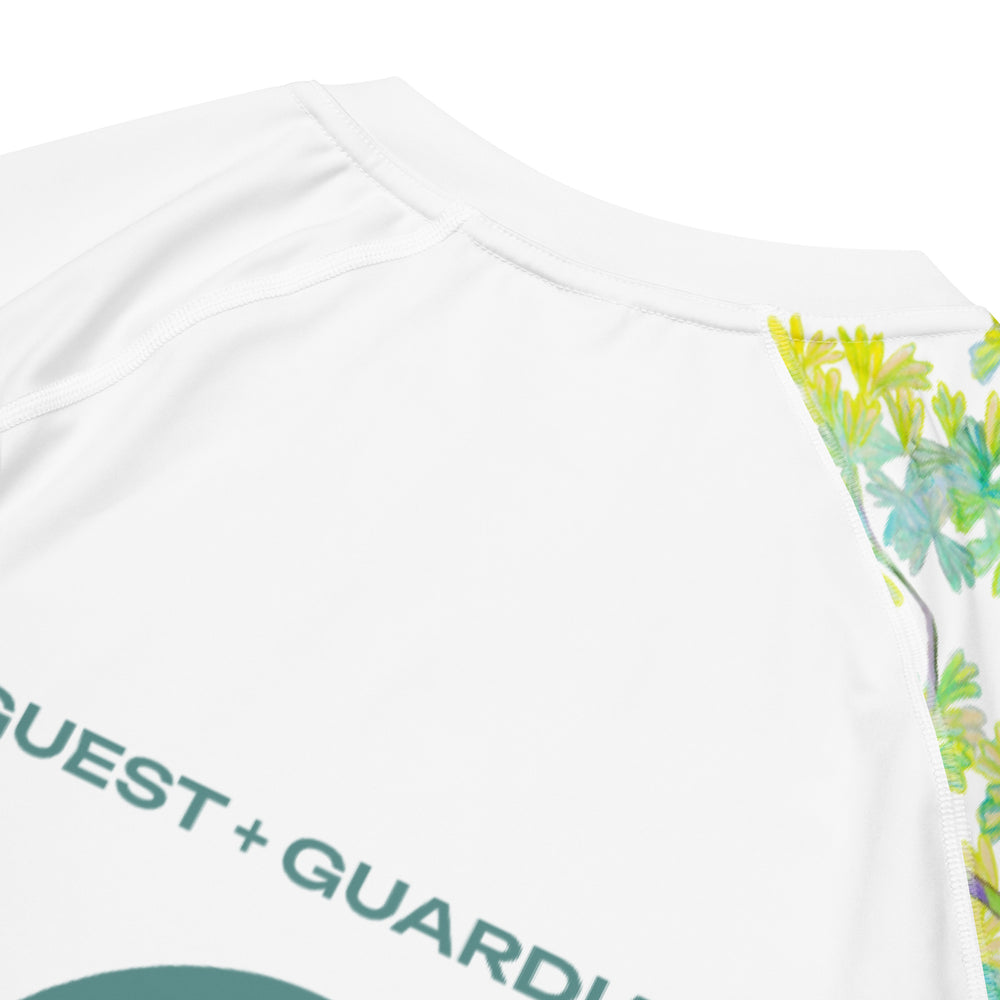 GUEST + GUARDIAN • TRUE TREES Bird Lover • Men’s Recycled Rash Guard Tee by Green Religion