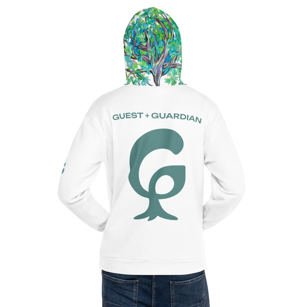 GUEST + GUARDIAN • TRUE TREES Bird Lover • Unisex Comfy Hoodie by Green Religion