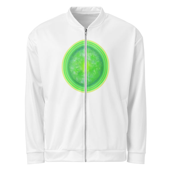 GREEN RELIGION · CANOPY LINES · “Green Sun” · Unisex Bomber Jacket