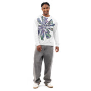 GREEN RELIGION · CUT FLOWERS· “Plum Beach” · Unisex Cotton Sweatshirt