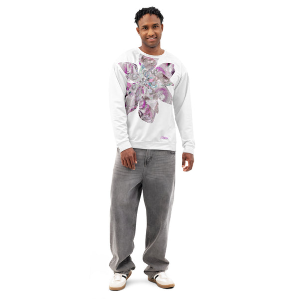 GREEN RELIGION · CUT FLOWERS · “Pink Pond” · Unisex Cotton Sweatshirt