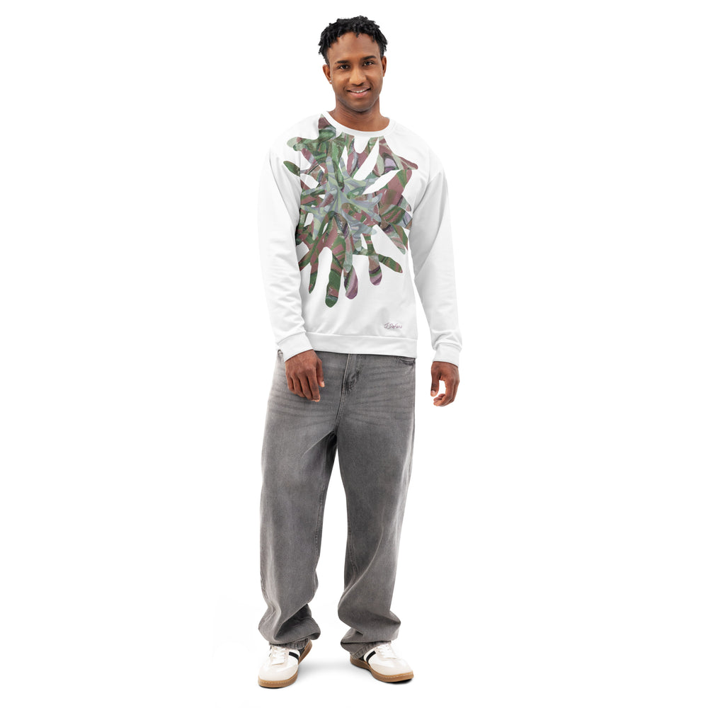 GREEN RELIGION · CUT FLOWERS · “Green Ridge” · Unisex Cotton Sweatshirt