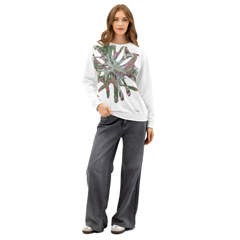 GREEN RELIGION · CUT FLOWERS · “Green Ridge” · Unisex Cotton Sweatshirt