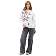GREEN RELIGION · TRUE REACH· “Daring Branch - Burgundy” · Unisex Cotton Sweatshirt