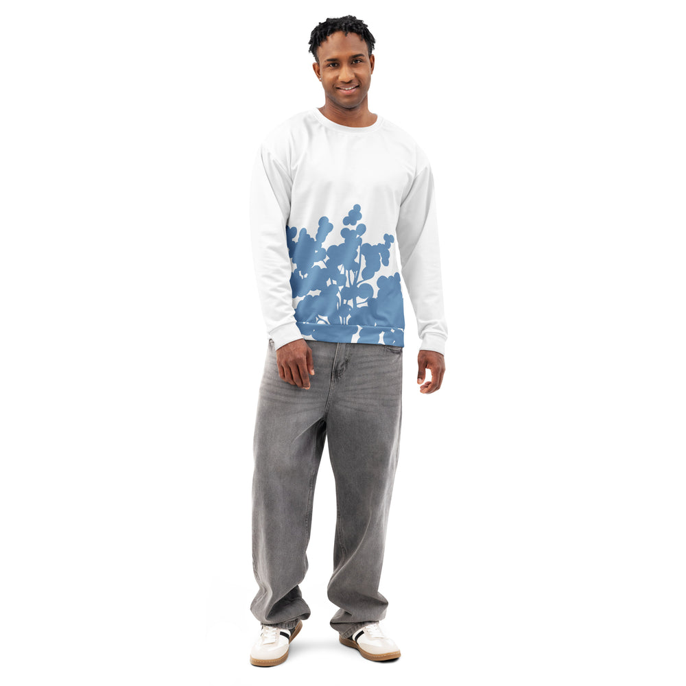 GREEN RELIGION · TRUE TREES · Memory Silhouette · “By the Bay” · Unisex Cotton Sweatshirt