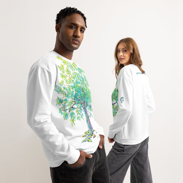 GREEN RELIGION TRUE TREES “Bird Lover” Unisex Cotton Sweatshirt