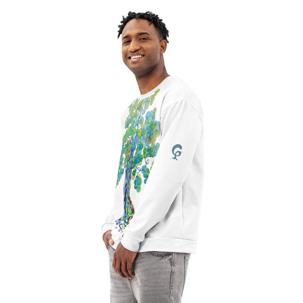 GREEN RELIGION TRUE TREES “By the Bay” Unisex Cotton Sweatshirt