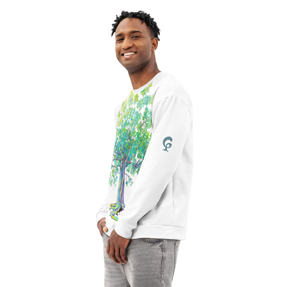 GREEN RELIGION TRUE TREES “Bird Lover” Unisex Cotton Sweatshirt