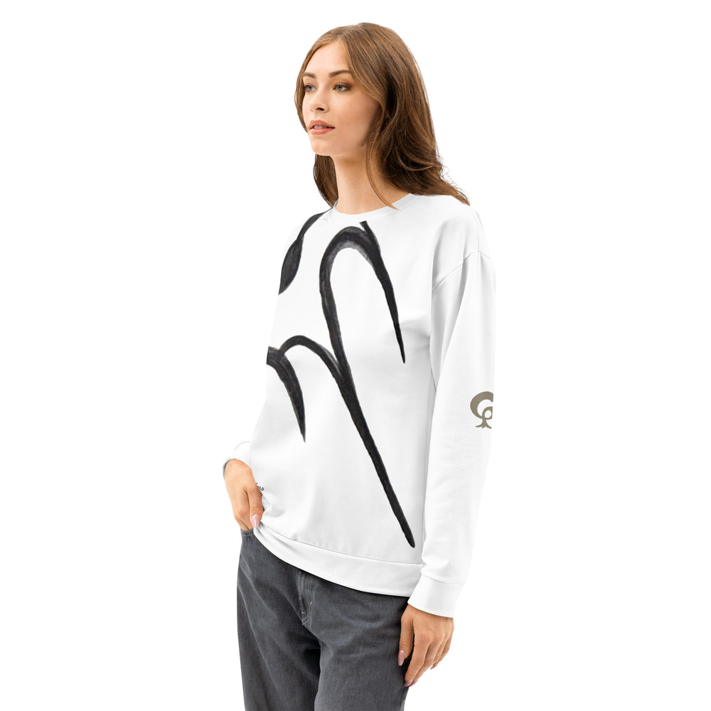 GREEN RELIGION · TREE TATTOOS · “Watching Bird” · Unisex Cotton Sweatshirt