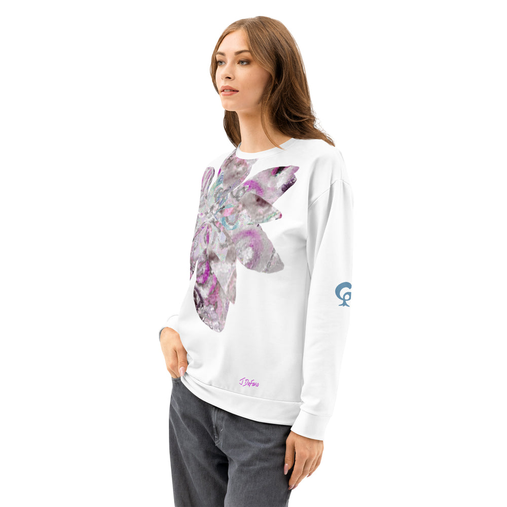 GREEN RELIGION · CUT FLOWERS · “Pink Pond” · Unisex Cotton Sweatshirt