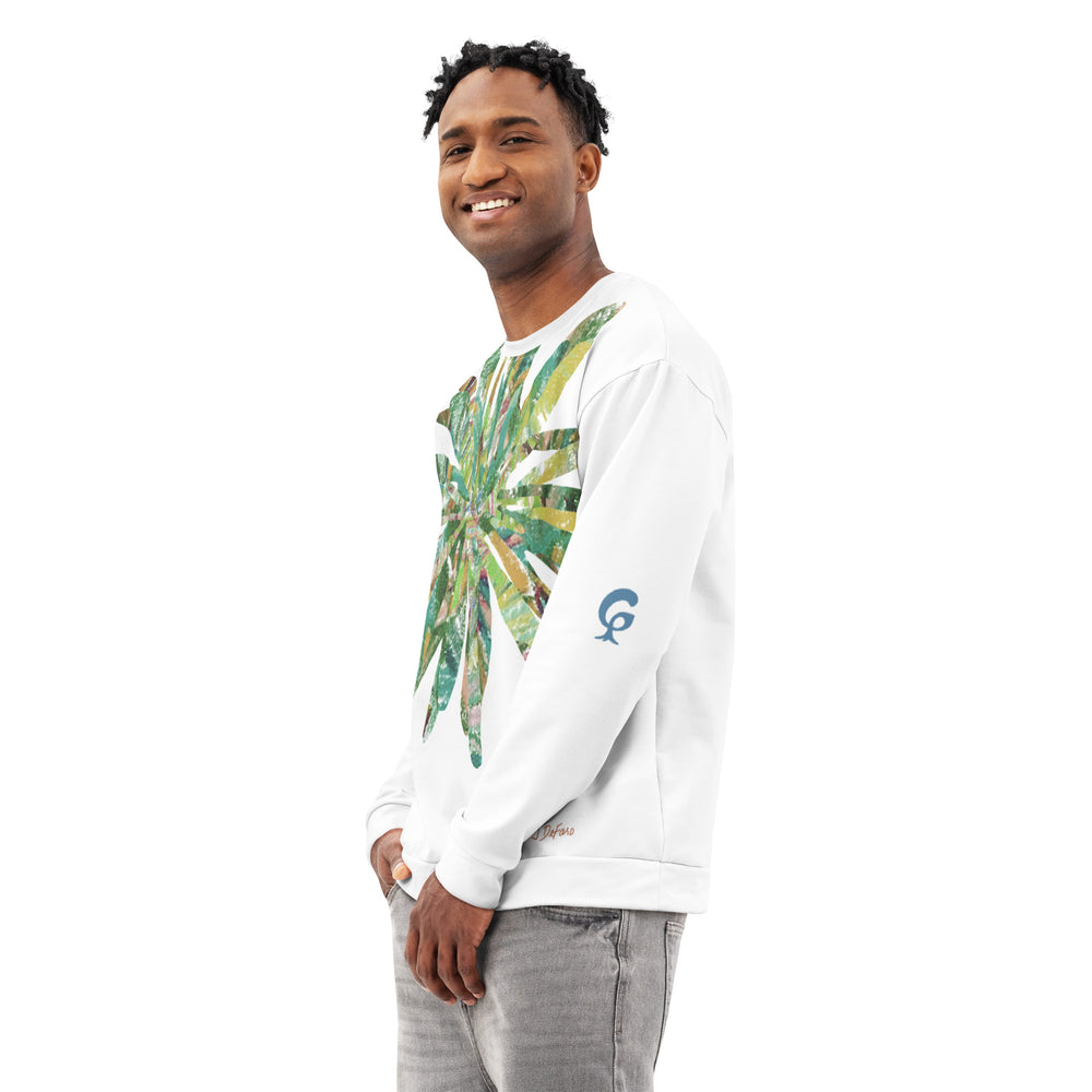 RELIGIÓN VERDE · FLORES CORTADAS · “Lake Shore” · Sudadera unisex de algodón