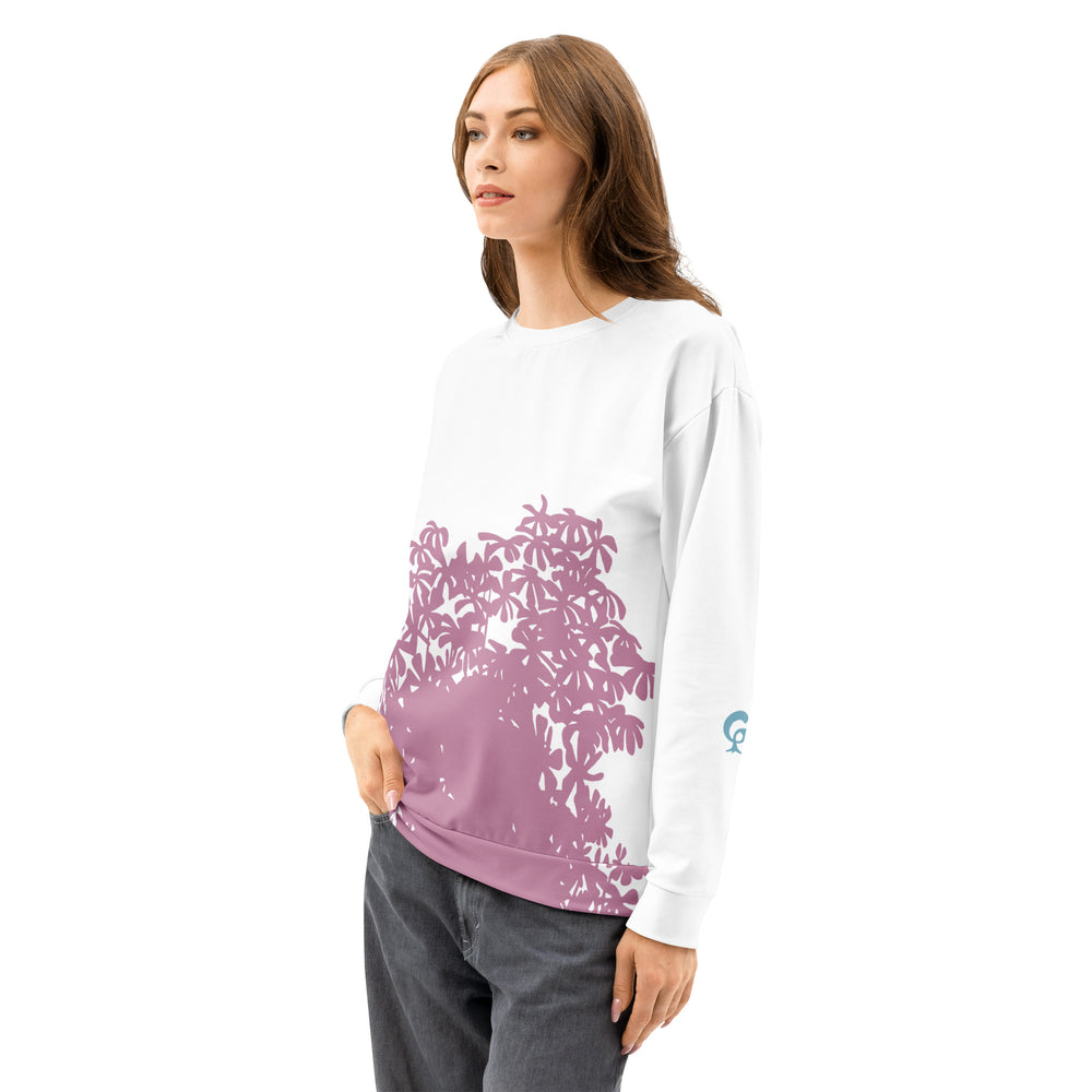 GREEN RELIGION · TRUE TREES · Memory Silhouette · “Promise Bloomer” · Unisex Cotton Sweatshirt