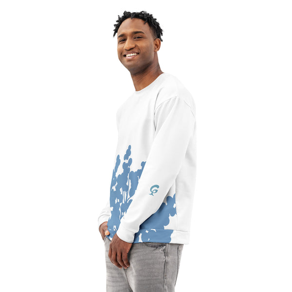 GREEN RELIGION · TRUE TREES · Memory Silhouette · “By the Bay” · Unisex Cotton Sweatshirt
