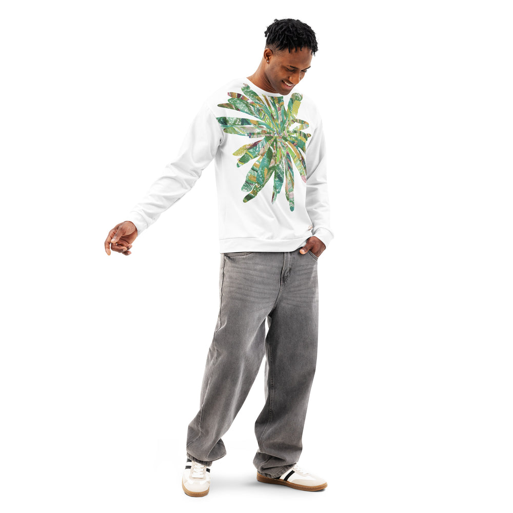 RELIGIÓN VERDE · FLORES CORTADAS · “Lake Shore” · Sudadera unisex de algodón
