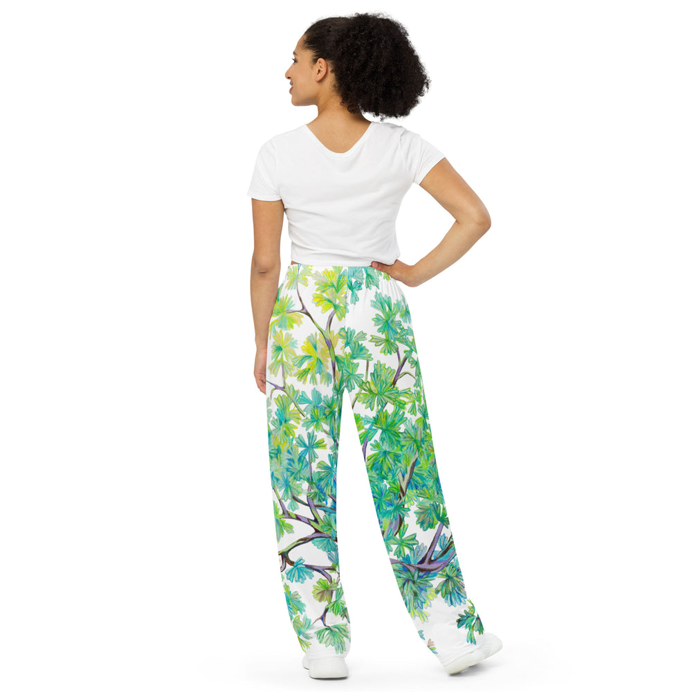 TRUE TREES Bird Lover · Tree Jumper · Unisex Wide-Leg Pants by Green Religion