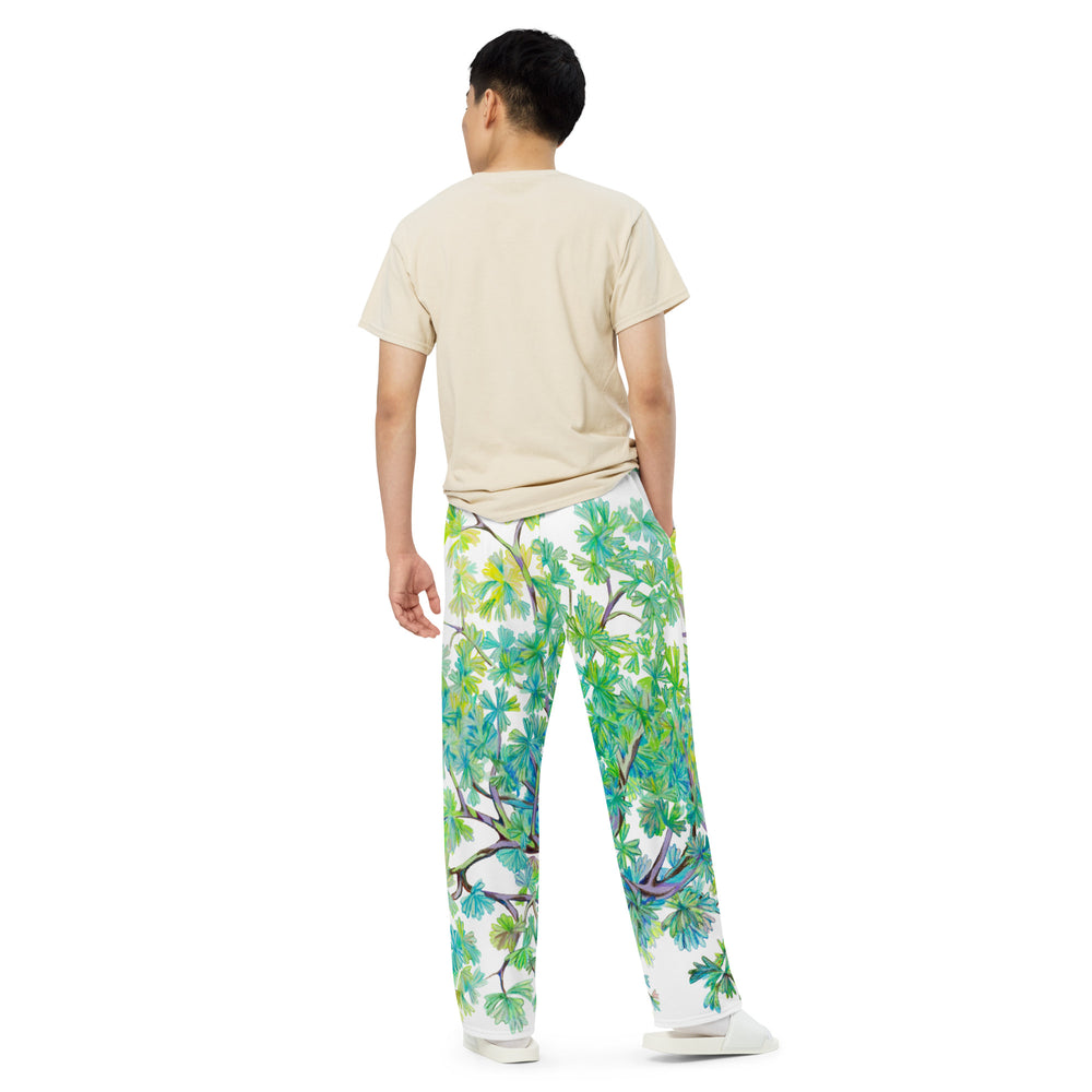 TRUE TREES Bird Lover · Tree Jumper · Unisex Wide-Leg Pants by Green Religion