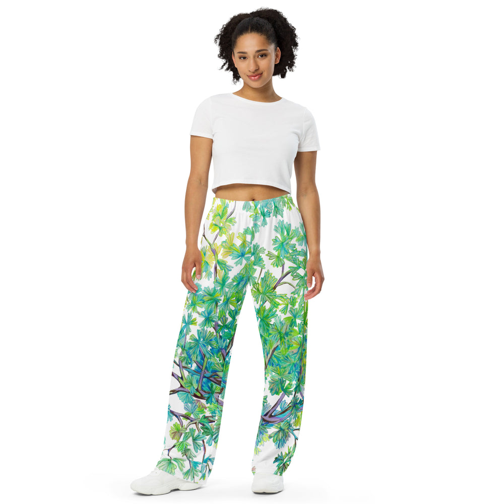 TRUE TREES Bird Lover · Tree Jumper · Unisex Wide-Leg Pants by Green Religion
