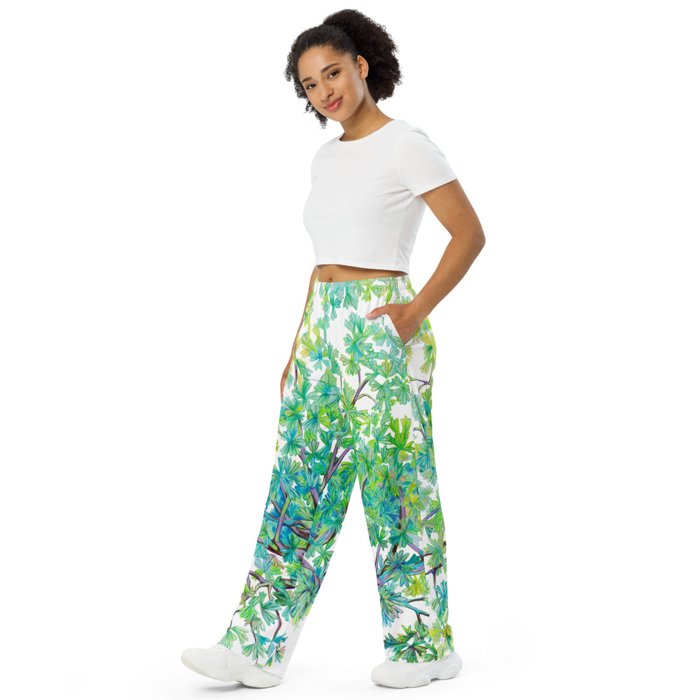 TRUE TREES Bird Lover · Tree Jumper · Unisex Wide-Leg Pants by Green Religion