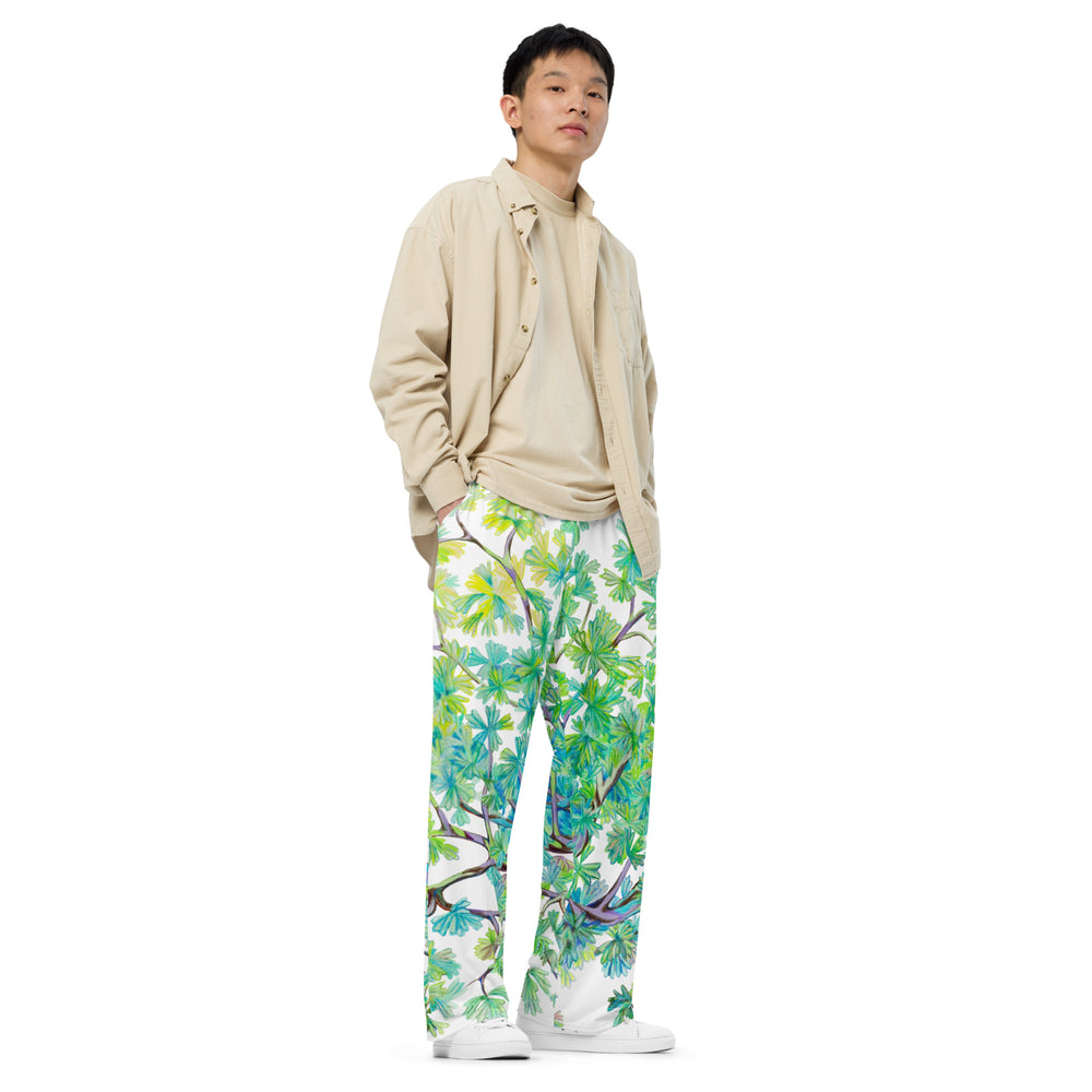 TRUE TREES Bird Lover · Tree Jumper · Unisex Wide-Leg Pants by Green Religion